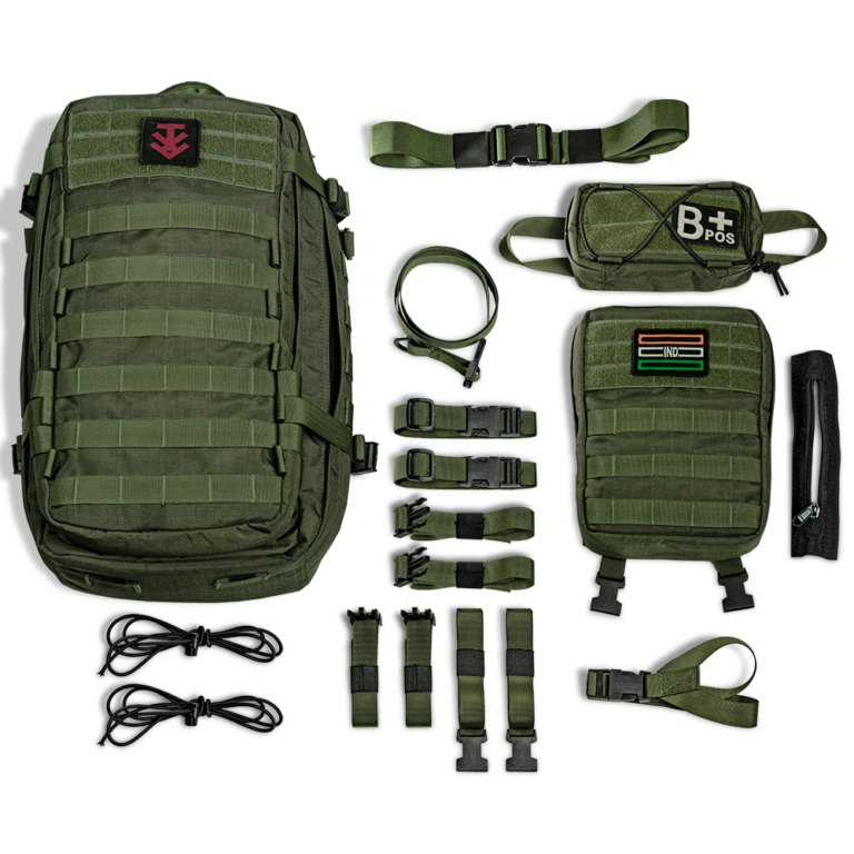tactical backpack top down