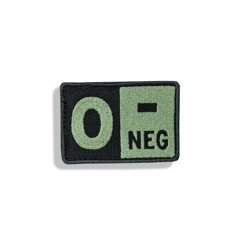 O- front Blood group-patch